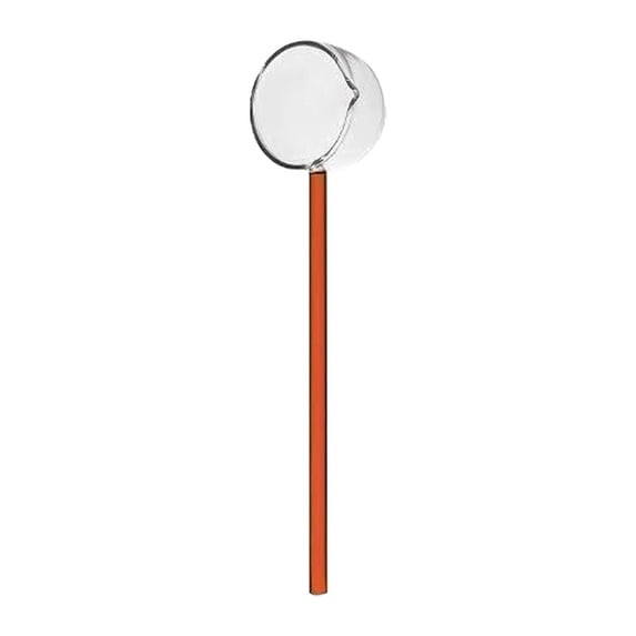 Clear Glass Stirring Spoons Transparent, Crystal Teaspoons Milk Cocktail Cold Drinks Mixing Spoon, Stick Stirrers Salt Sugar Spice Appetizers Ice Cream Scoop for Bar Banquet Party KDFWDM