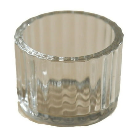 Clear Glass Tealight Candle Holder - Small Votive Cup For Home Decor And Romantic Ambiance