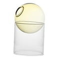 thumbnail image 1 of Clear Glass Vase Decorative Flower Pot Minimalism Propagation Planter Yellow Tall, 1 of 1