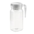 thumbnail image 1 of Clear Glass Water Pitcher,20 OZ Heat Resistant Glass Pitcher with Stainless Steel Lid & Spout,Borosilicate Glass Carafe for Water,Iced Tea,Coffee,Juice,Beverages for Home,Kitchen & Daily Use, 1 of 7