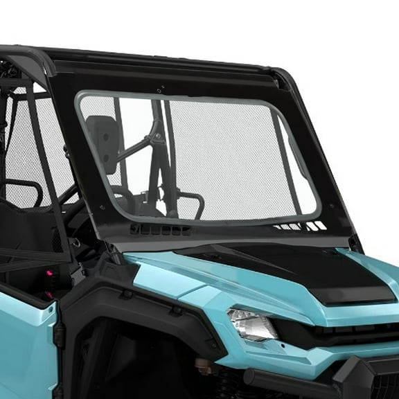 Clear Glass Windshield W/ Frame For Honda Pioneer 500 2015-2024 / 520 2021-2024