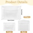 Clear Glassine Paper Envelopes 3.9 x 2.8 Inch 200 Pack Self-Sealing ...