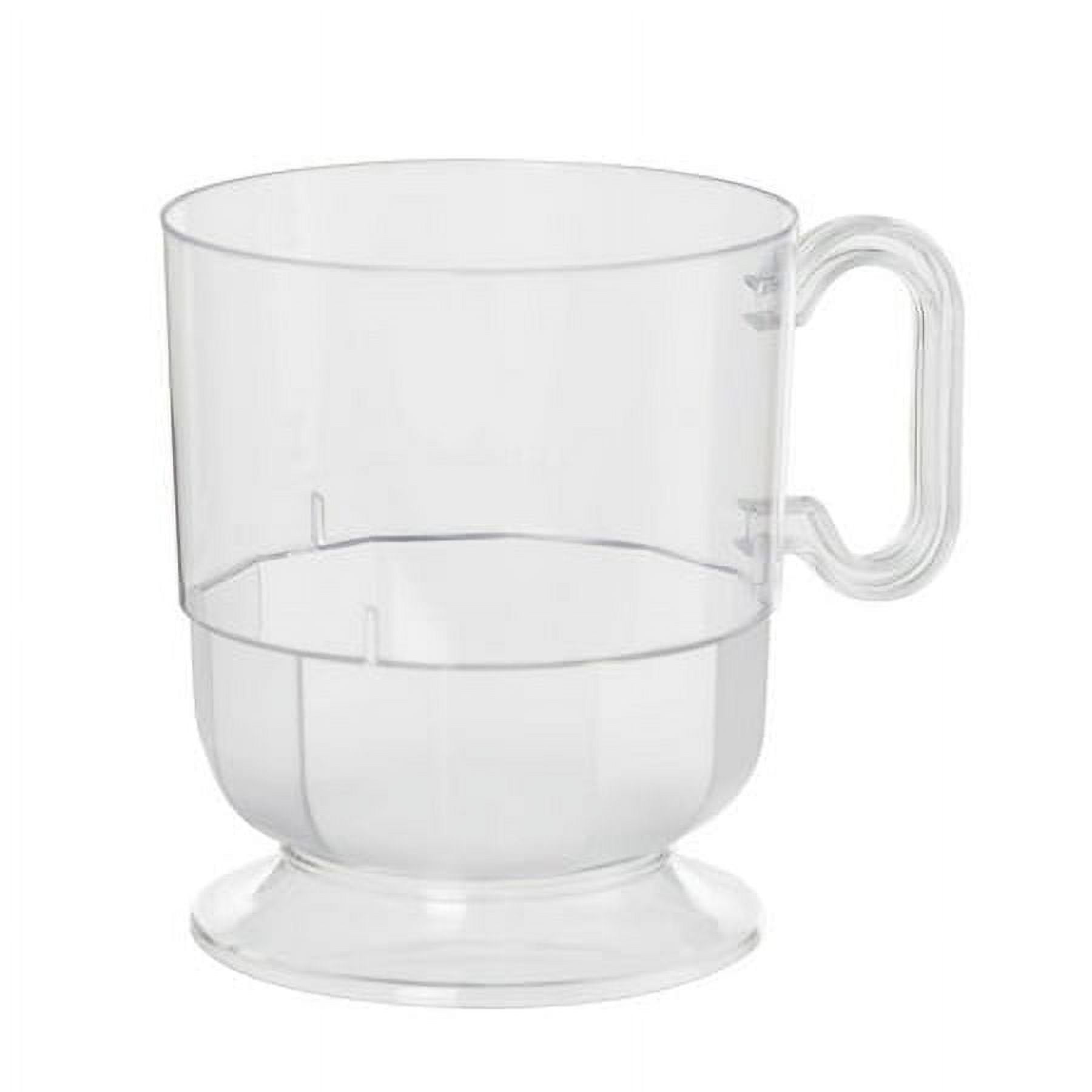 Cadamada Clear Glass Coffee Mugs, 7 OZ Espresso Mugs with Handle, Glass  Drinking Beverage Cups for L…See more Cadamada Clear Glass Coffee Mugs, 7  OZ