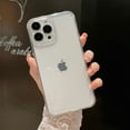 thumbnail image 1 of Clear Glitter Case for iPhone 13 Pro Max, Cute Luxury Bling Sparkly Diamond Rhinestones with Camera Protector Soft TPU Plating Bumper Slim Transparent Women Girls Case for iPhone 13 Pro Max,Clear, 1 of 6