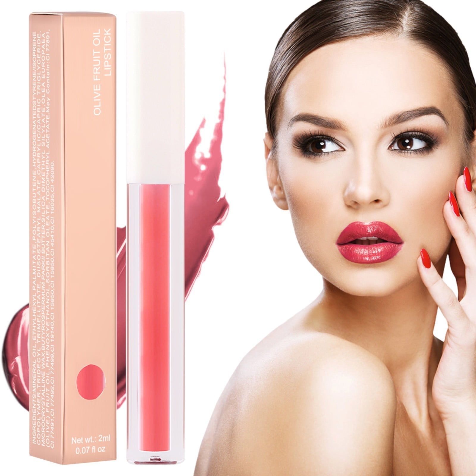 Clear Gloss Lip Gloss Cake Syrup Color Lip Gloss Base Stitches Makeup Lip Gloss with Glitter