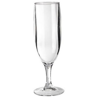 Lot of Gold Lip Short Stem Clear Water Goblet Wine Glasses