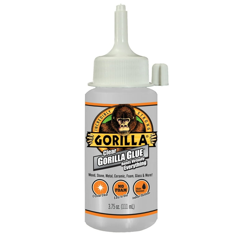 Gorilla Clear Glue - 3.75 fl oz - 1 Each - Clear Gorilla Clear Glue - 3.75 fl oz - 1 Each - Clear