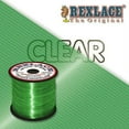 thumbnail image 1 of Rexlace Flat Plastic Lacing – Boondoggle String, Clear Green, 0.092" W, 0.035” Thick, 100 Yd, 1 of 2
