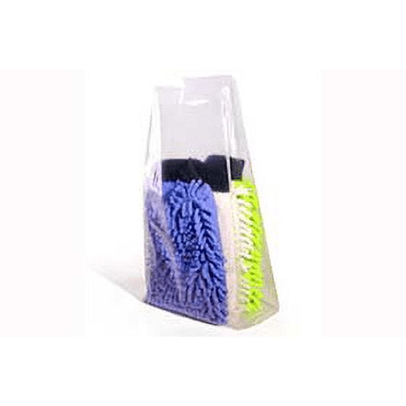 Clear Gusseted Poly Bags 1 mil, 6W X 3D X 18L inches - Case of 1000 Bags