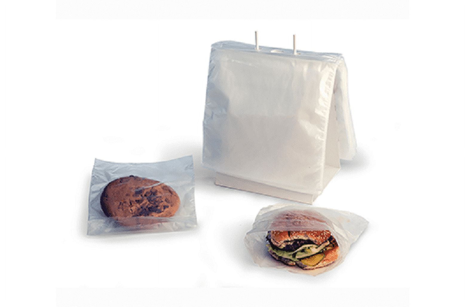 2000 Pack Plastic Flip Top Lip Sandwich Bags 6.5 x 7.5 0.7 Mil