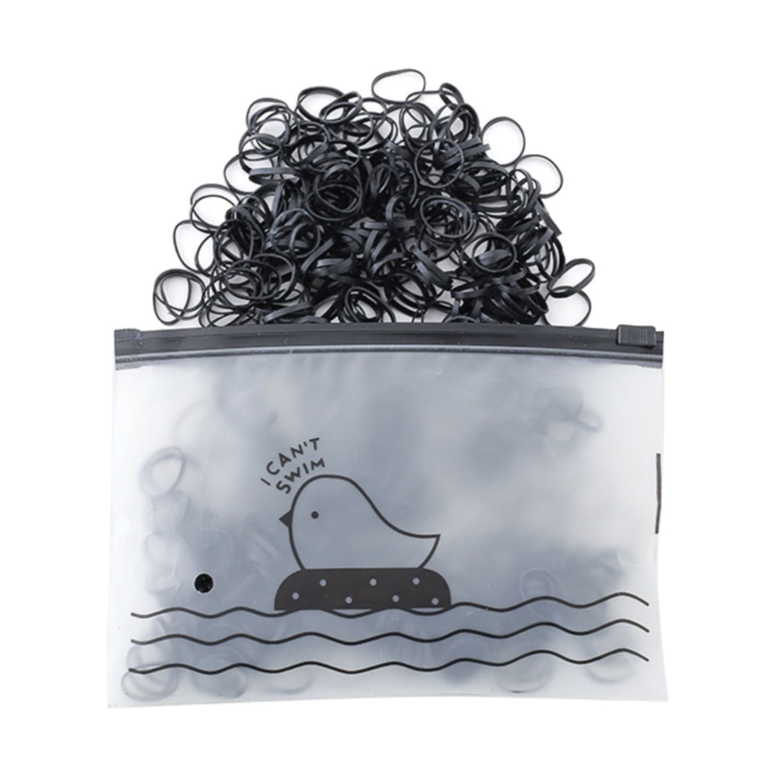 Clear Hair Elastics Hair Holders for Thick Hair Ponytail Holder Elastic