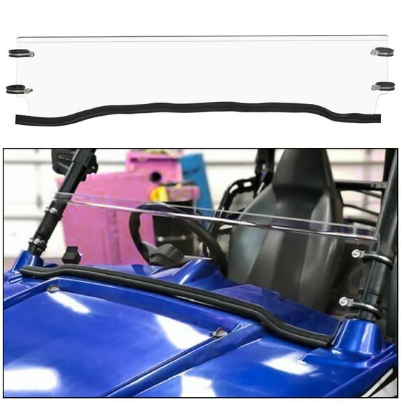 Clear Half Windshield For Polaris RZR 570/ 800/ /900 RZR XP Models 2/4 Seats