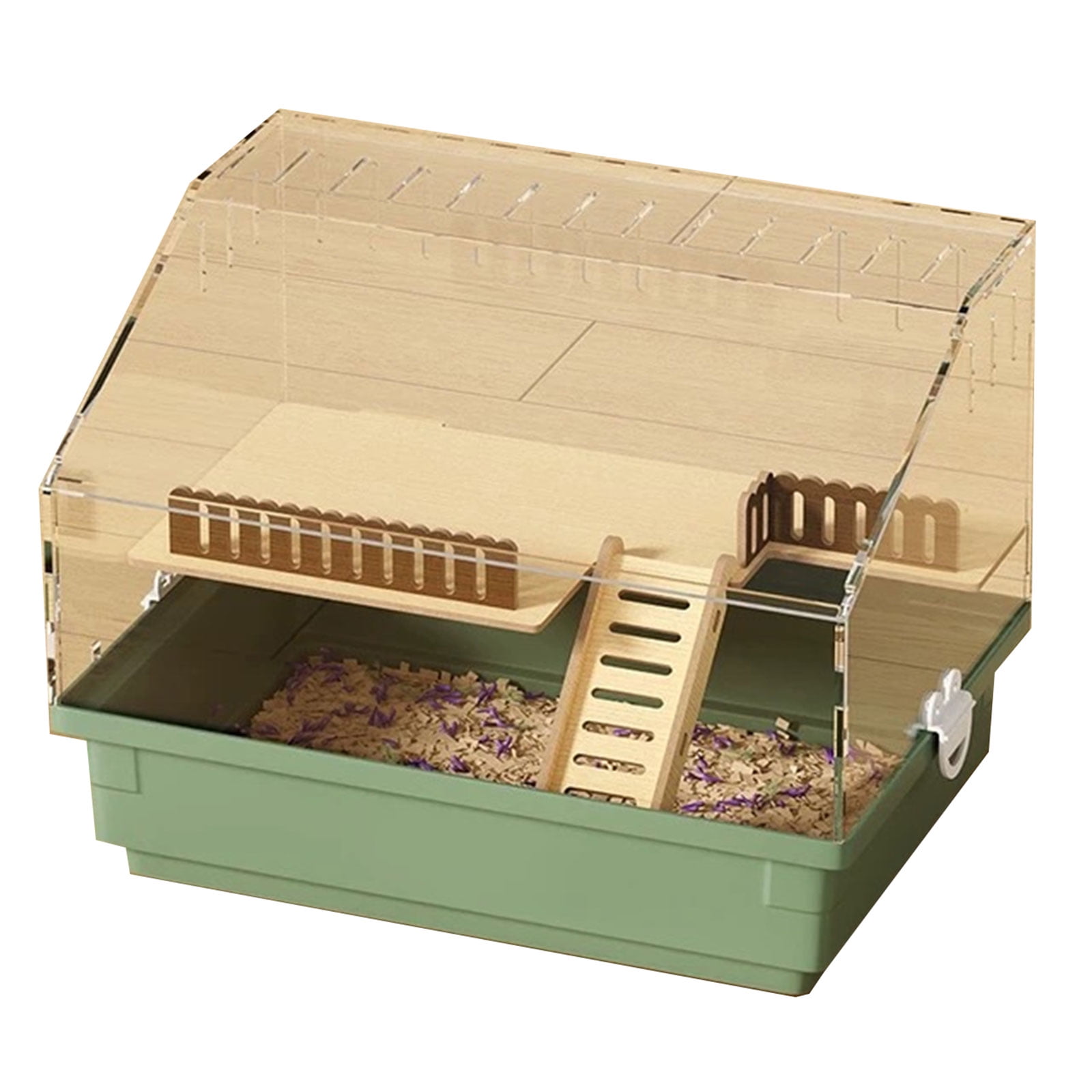 Photo inspiration: Picture Idea: Clear Hamster Cage Shelter House With Detachable Stair Playgrounds