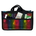 thumbnail image 1 of Clear Handbag Purse Organizer Zippered PVC Bag Rainbow, 1 of 2
