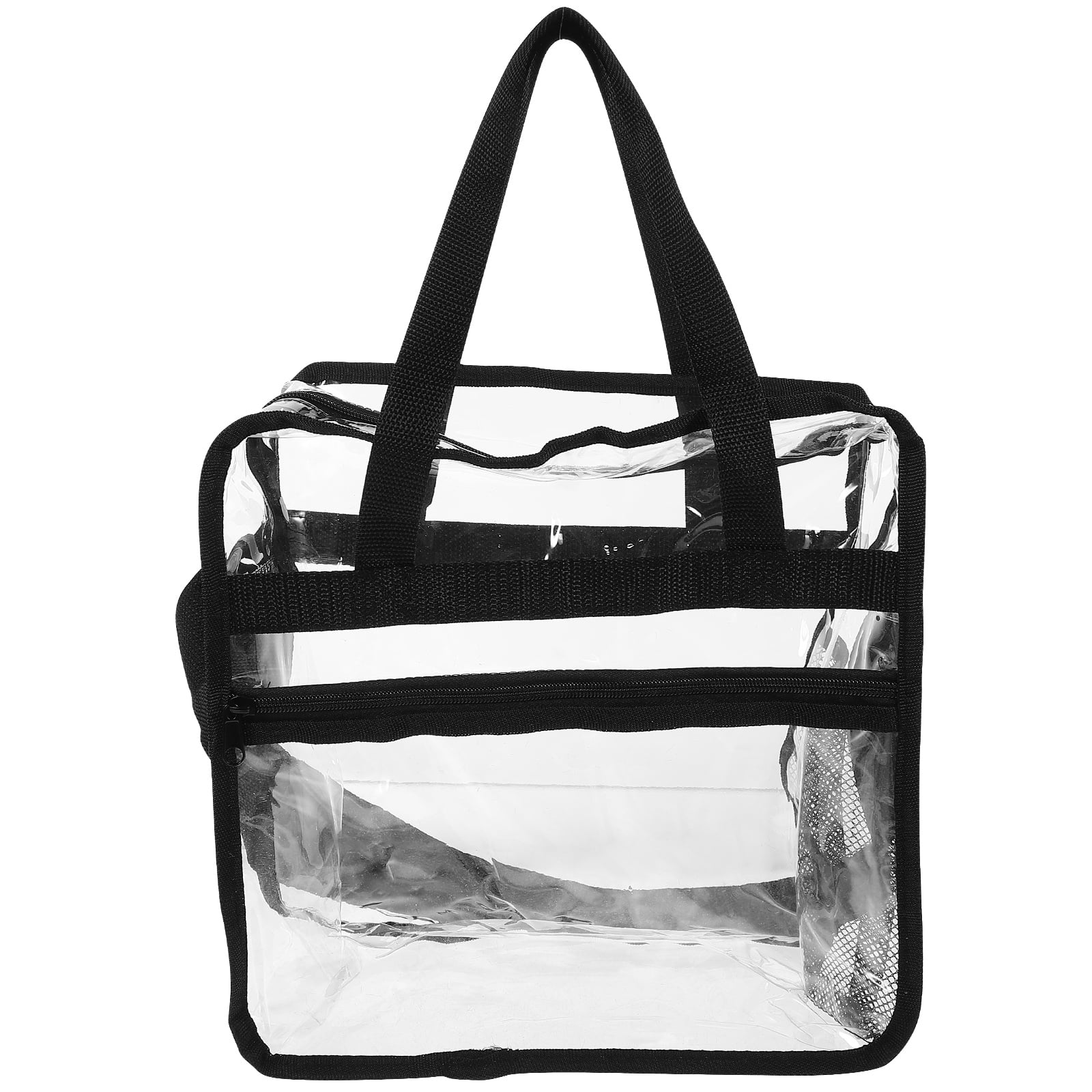Clear Handbags for Women Transparent Cosmetic Travel PVC Tote Multi