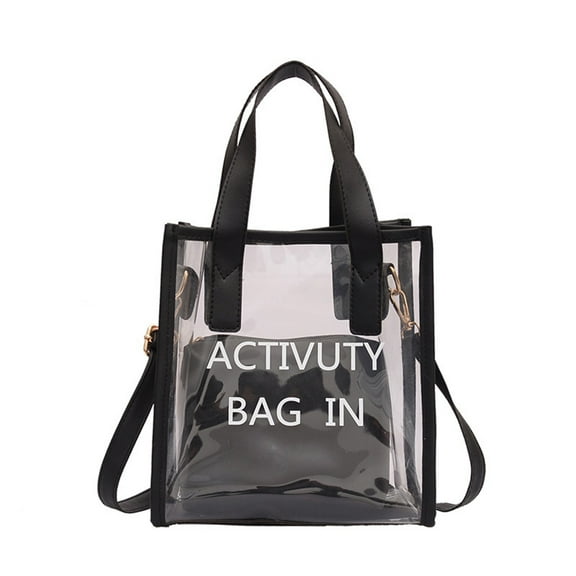 Clear Handlebag Shoulder Bag Candy Bag for Creative Summer Beach Decor With Inne
