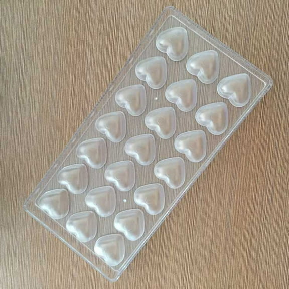 Clear Hard Chocolate Maker Polycarbonate PC DIY 21 Love Candy Mold Mould