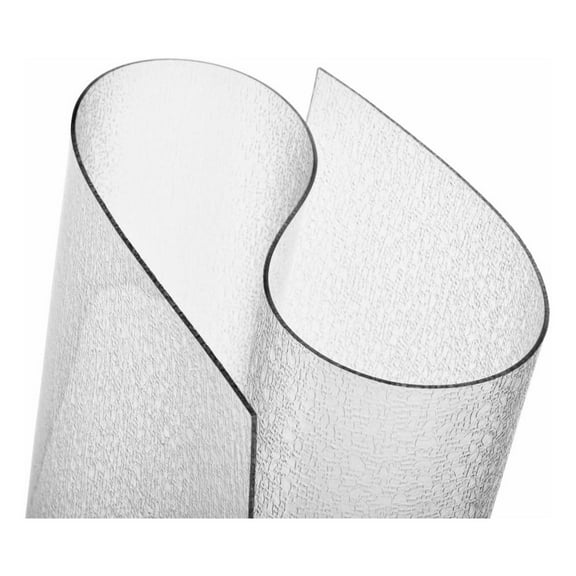 Clear Hard Floor Runner, USA Made, Safe, 24 x 96 Inch, 2mm Thick Clear Vinyl, Clear Floor Runner Plastic for Hardwood Floor, Clear Plastic Mats for Mudroom Floor