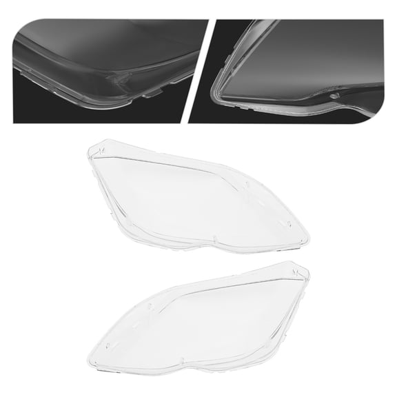 Clear Headlamp Lens Covers Left & Right For 13-15 Mercedes-Benz GLK X204-350