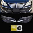 thumbnail image 1 of Clear Headlight Lens Cover Headlamp Lenses LH+RH For Hyundai Genesis 2012-2014, 1 of 12