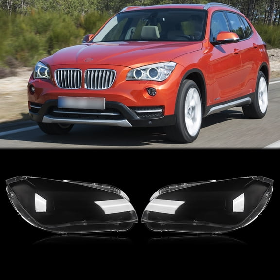 Clear Headlight Lens Headlamp Cover Shell For BMW X1 E84 2010-2015 Left+Right