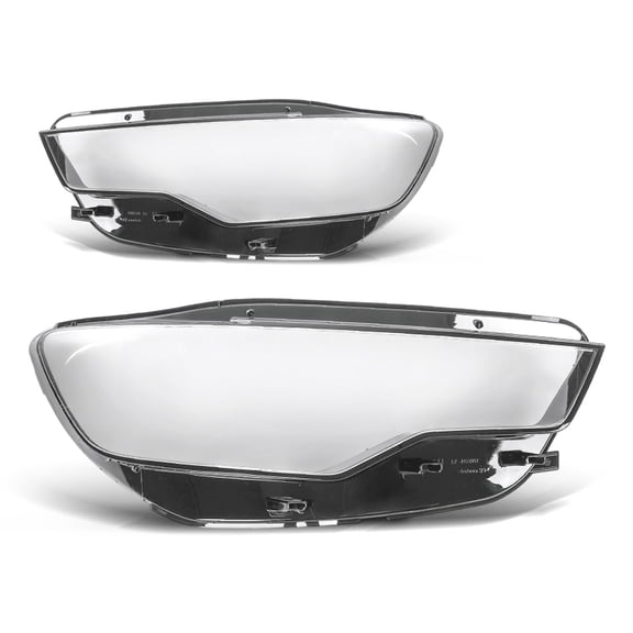Clear Headlight Replacement Lens Left & Right Fit For 2011-2015 Audi A6 C7