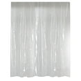 Clear Heavy Duty Shower Curtain Liner with Suction Cups Shower Curtain