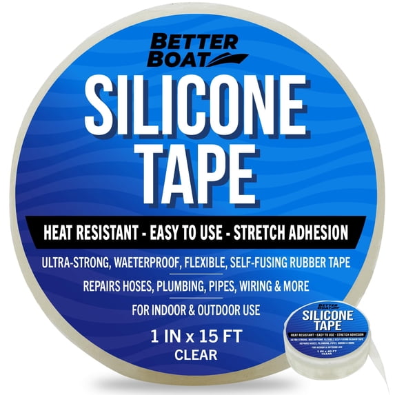 Clear Heavy Duty Silicone Tape, Self-Fusing Rubber Hose and Plumbing ...