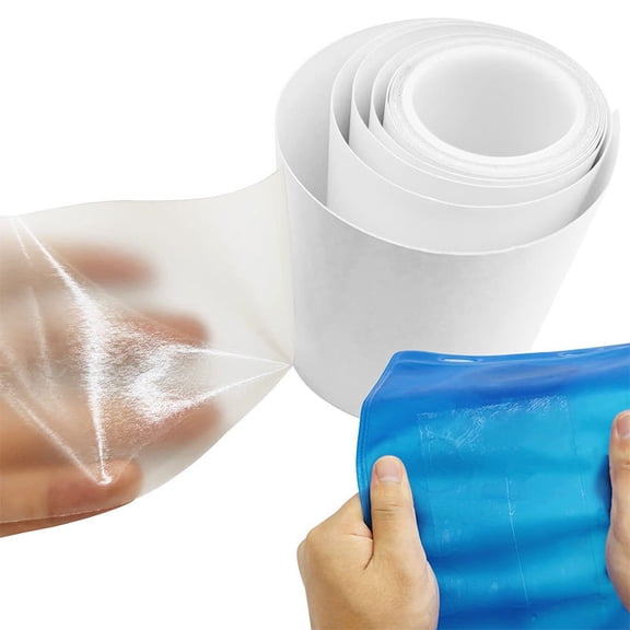 Clear Heavy Duty TPU Repair Tape Roll, Waterproof Self-Adhesive Inflatable Patch Repair Kit 2.76 in 39.37 in for Tent, Canvas, Canopy, Pool Floats, Swimming Ring & Bounce House
