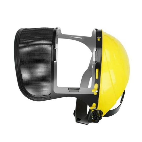 Clear High Impacts Resistant Protective Face Shield Adjustable Headgear Construction Safety Helmet Face Cover