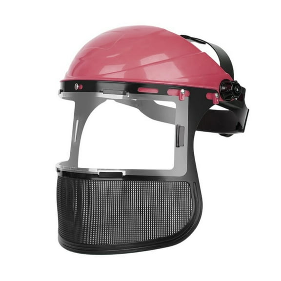 Clear High Impacts Resistant Protective Face Shield Adjustable Headgear Construction Safety Helmet Face Cover