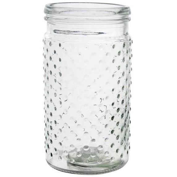 Clear Hobnail Glass 1 Vase