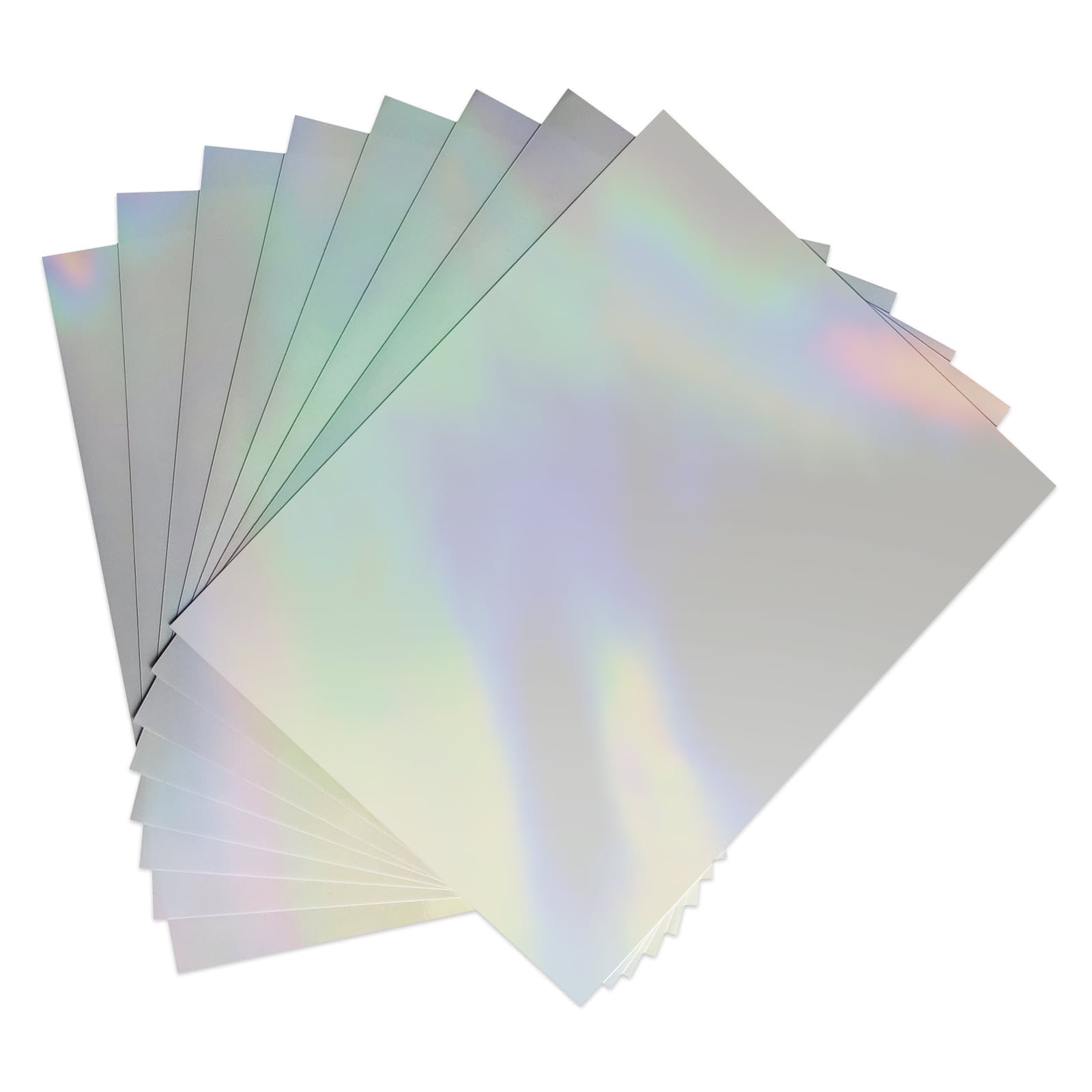 Clear Holographic Sticker Paper for Ink jet & Laser Printer 20 Sheets
