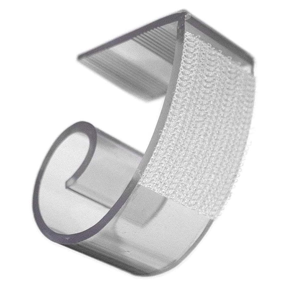 Clear Hook Table Skirting Clips (SMC) for 2in to 2 and 1/8in Table Edge - 50 Pack