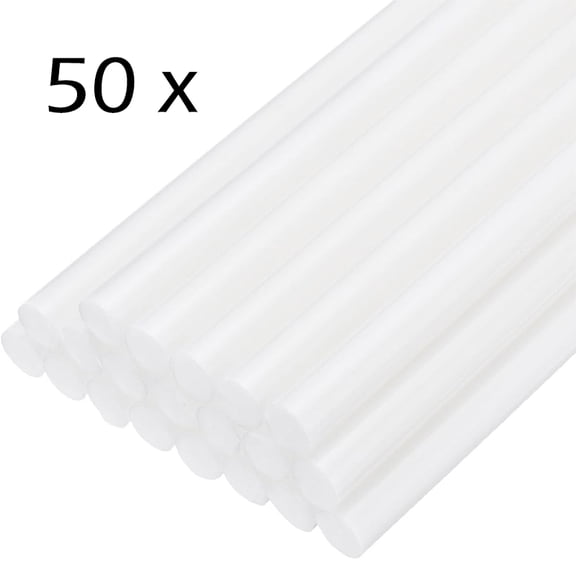 Clear Hot Glue Gun Sticks 10.6" x 0.27" Hot Glue Gun, Hot Melt Glue Sticks for Various Craft and Industrial Applications 20/50/100 Count