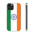 thumbnail image 1 of Clear Hybrid Shockproof Case for Apple iPhone 11 PRO - Indian Flag with Ashoka Chakra Design, 1 of 1