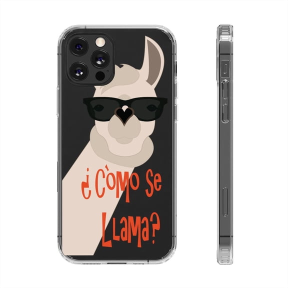 Clear Hybrid Shockproof Case for Apple iPhone 11 Pro MAX - Cómo se Llama Cool Llama Design