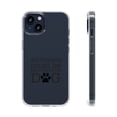 thumbnail image 1 of DistinctInk Clear Hybrid Case for Apple iPhone 12 Mini (5.4" Screen) - All Friends Must Be Approved by the Dog - Raised Bezel Screen Guard, 1 of 1