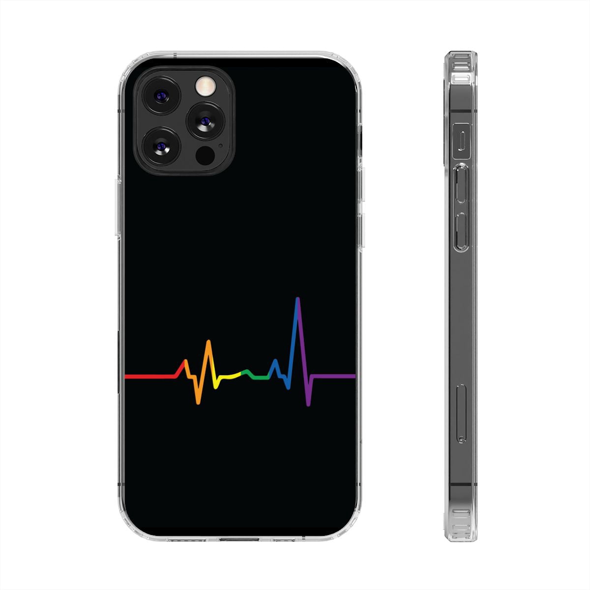 DistinctInk Clear Hybrid Case for Apple iPhone 12 Pro (6.1