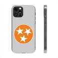 thumbnail image 1 of DistinctInk Clear Hybrid Case for Apple iPhone 12 Pro Max (6.7" Screen) - US State Flag - Tempered Glass Back, 1 of 1