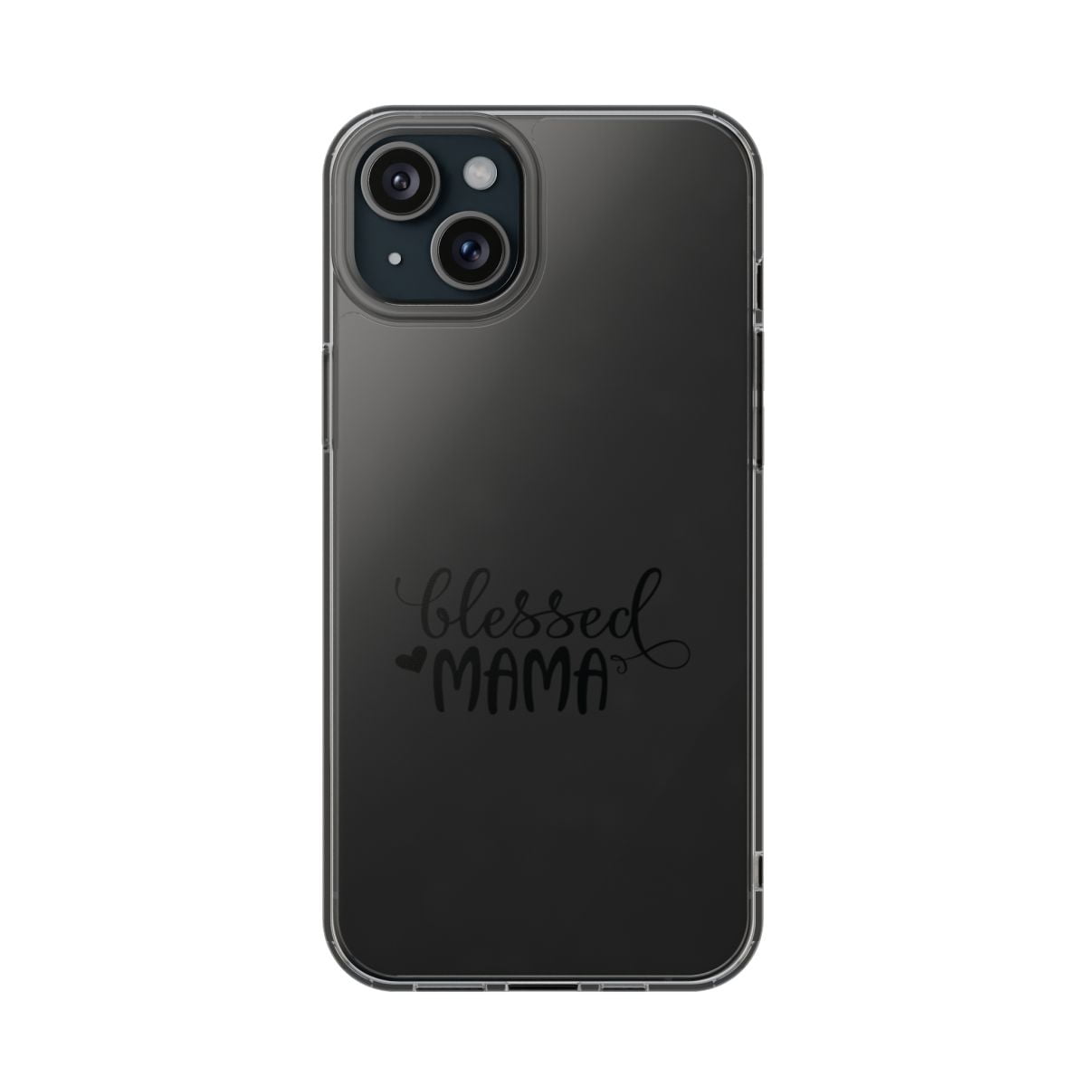 DistinctInk Clear Hybrid Case for Apple iPhone 15 (6.1