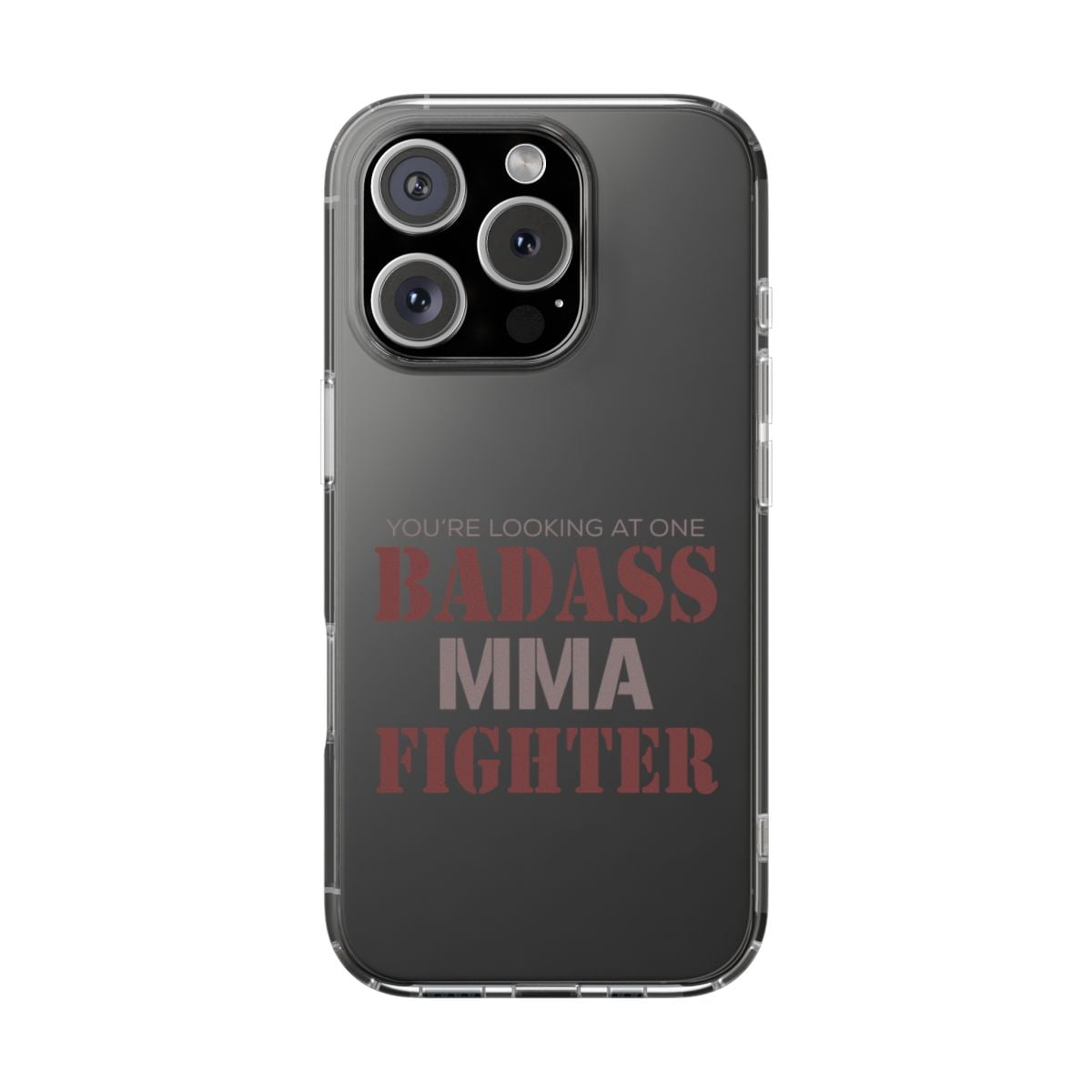 Clear Hybrid Shockproof Case for Apple iPhone 14 PRO - Badass MMA ...