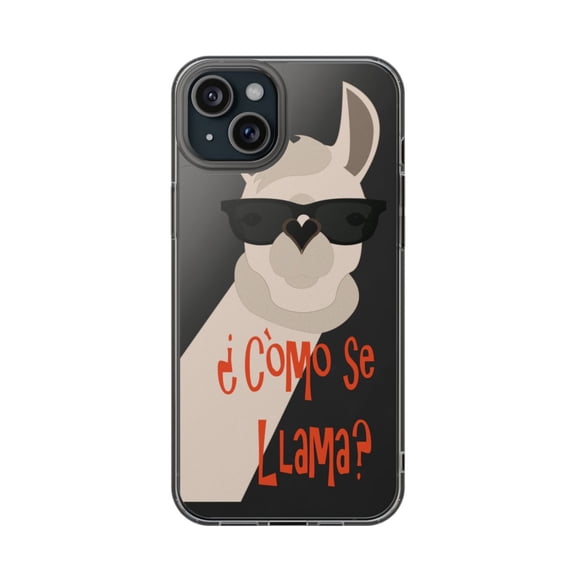 DistinctInk Clear Hybrid Case for Apple iPhone 15 Plus (6.7" Screen) - Cómo se Llama? - Shockproof Protection