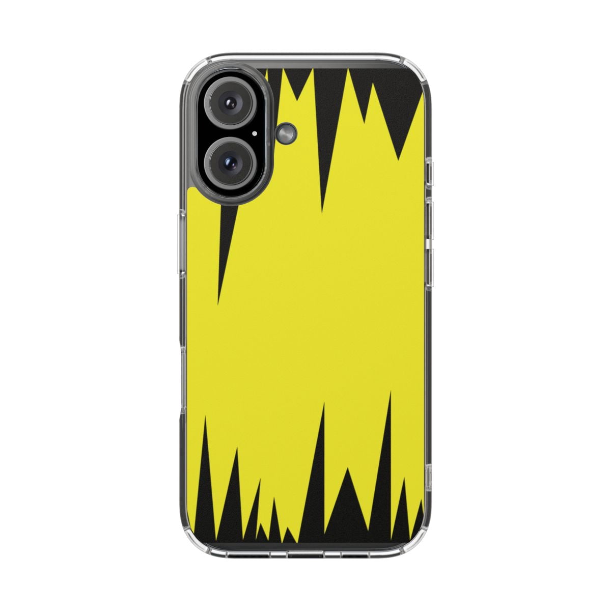 Yellow and multi-color tough case for iPhone®.