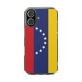 thumbnail image 1 of Clear Hybrid Shockproof Case for Apple iPhone 16 PLUS - Venezuelan Flag with Stars Design, 1 of 5