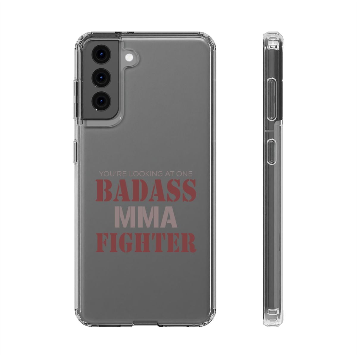Clear Hybrid Shockproof Case for Samsung Galaxy S21 PLUS - Badass MMA ...