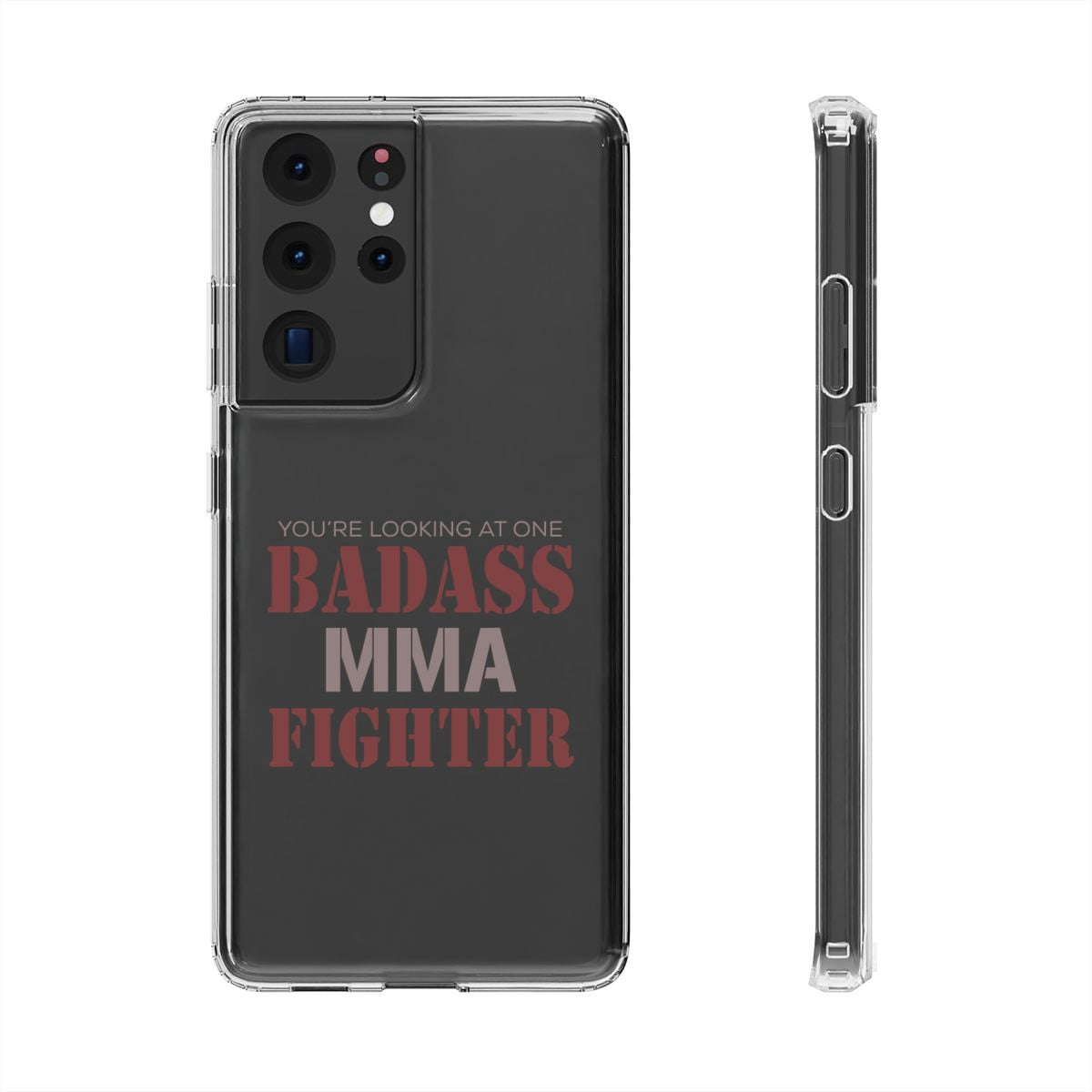 Clear Hybrid Shockproof Case for Samsung Galaxy S21 ULTRA - Badass MMA ...