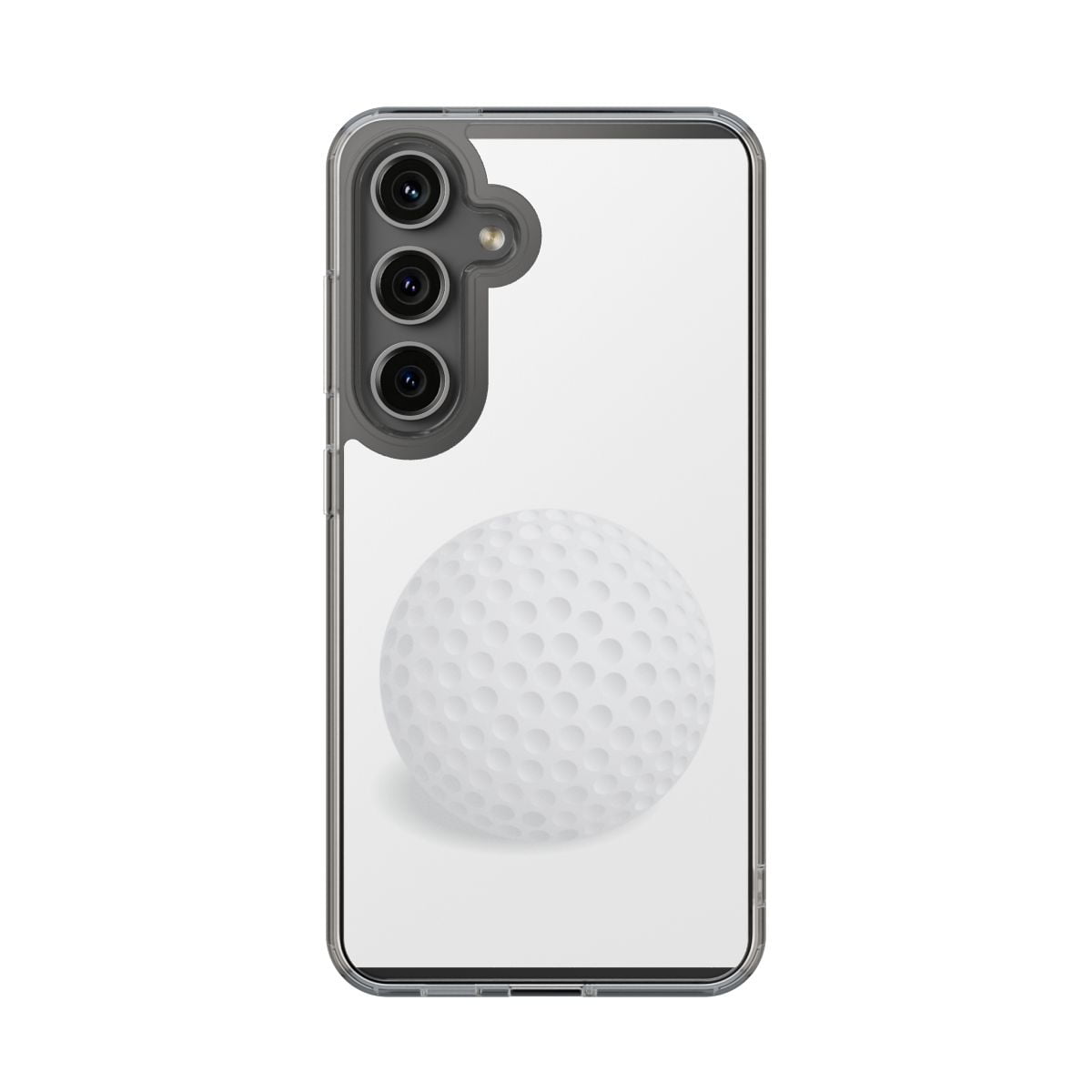 Clear Hybrid Shockproof Case for Samsung Galaxy S25 - Dimpled Sphere on ...