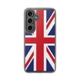 thumbnail image 1 of DistinctInk Clear Hybrid Case for Samsung Galaxy S25 Plus (6.7" Screen) - Show Your Love of the UK - Tempered Glass Back, 1 of 1