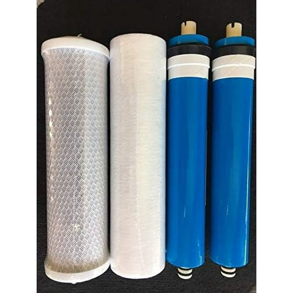 Clear Hydro - Stealth RO300 Complete Compatible Replacement Filter Kit for Hydro Logic Stealth RO300 Includes Two Membranes, Carbon & Sediment Filter